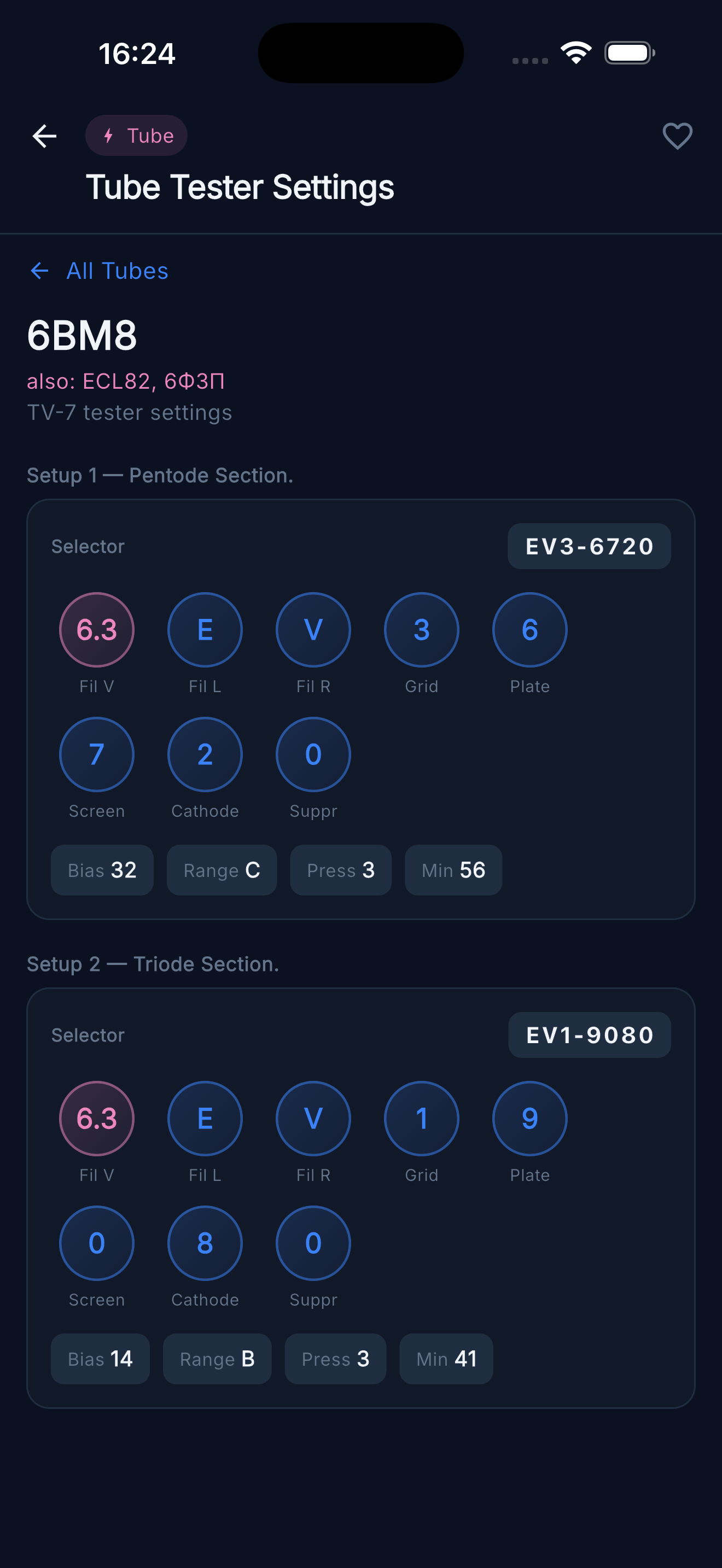 Tube Tester Mixed mode